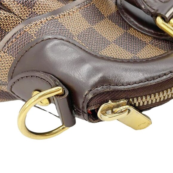 Louis Vuitton Trevi PM Damier Ebene Satchel Bag Brown - Picture 5 of 13